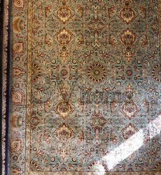 Иранский ковер Marshad Carpet 3042 Blue - высокое качество по лучшей цене в Украине.