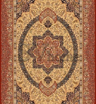 Иранский ковер Marshad Carpet 3053 Dark Yellow Dark Red - высокое качество по лучшей цене в Украине.