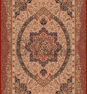 Иранский ковер Marshad Carpet 3053 Pink Dark Red - высокое качество по лучшей цене в Украине.