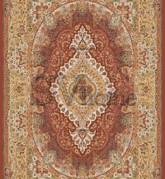 Иранский ковер Marshad Carpet 3054 Red Yellow - высокое качество по лучшей цене в Украине.