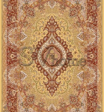 Иранский ковер Marshad Carpet 3054 Yellow Red - высокое качество по лучшей цене в Украине.
