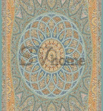 Іранський килим Marshad Carpet 3055 Blue - высокое качество по лучшей цене в Украине.