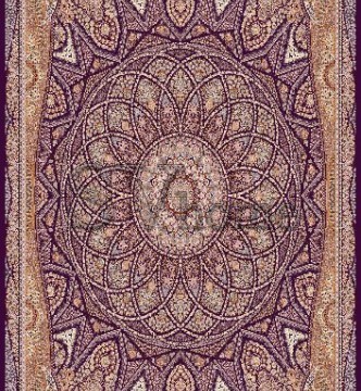 Иранский ковер Marshad Carpet 3055 Dark Purple - высокое качество по лучшей цене в Украине.