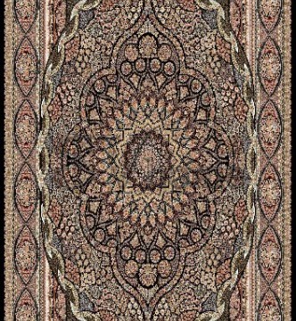 Иранский ковер Marshad Carpet 3056 Black - высокое качество по лучшей цене в Украине.