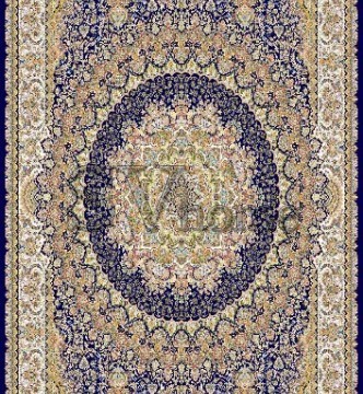 Иранский ковер Marshad Carpet 3057 Dark Blue - высокое качество по лучшей цене в Украине.