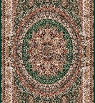 Іранський килим Marshad Carpet 3057 Dark Green - высокое качество по лучшей цене в Украине.