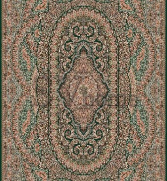 Иранский ковер Marshad Carpet 3062 Dark Green - высокое качество по лучшей цене в Украине.