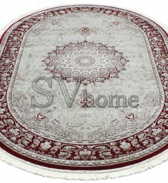 Високощільний килим Turkistan 7608A cream-d.red - высокое качество по лучшей цене в Украине.