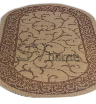 Безворсовий килим Sisal 00014 cream-gold - высокое качество по лучшей цене в Украине.