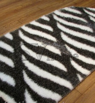 Високоворсний килим 3D Polyester B114 GREY-CREAM - высокое качество по лучшей цене в Украине.