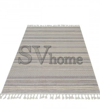 Синтетичний килим BILBAO BD68A white/grey - высокое качество по лучшей цене в Украине.