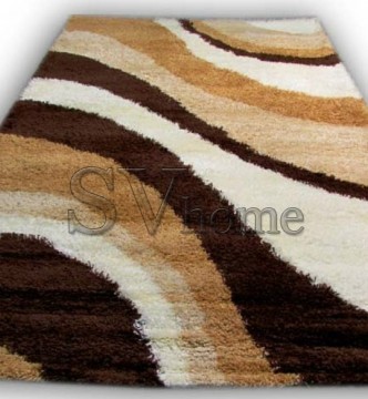 Високоворсний килим Gold Shaggy 2033 kahve-hardal - высокое качество по лучшей цене в Украине.