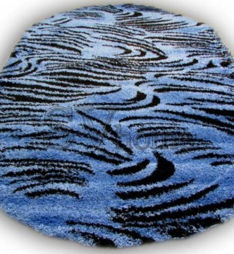 Високоворсний килим Gold Shaggy 2070 siyah-navy - высокое качество по лучшей цене в Украине.