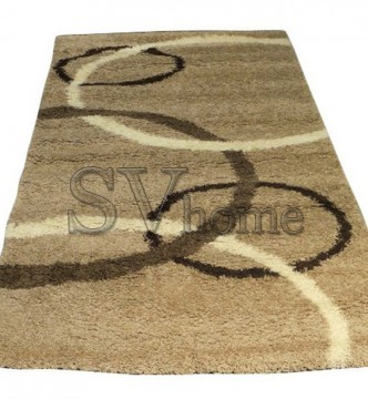 Високоворсний килим Gold Shaggy 8018 beige - высокое качество по лучшей цене в Украине.
