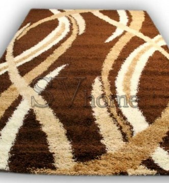 Високоворсний килим Gold Shaggy 8952 brown - высокое качество по лучшей цене в Украине.