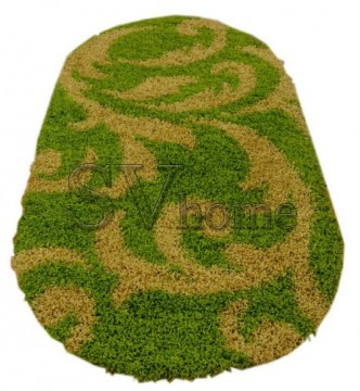 Високоворсний килим Loca 9161A L.GREEN - высокое качество по лучшей цене в Украине.
