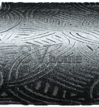 Високоворсний килим Luna 2434b p.black-p.grey - высокое качество по лучшей цене в Украине.