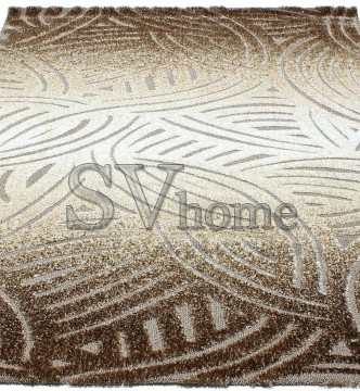 Високоворсний килим Luna 2434b p.brown-p.bone - высокое качество по лучшей цене в Украине.