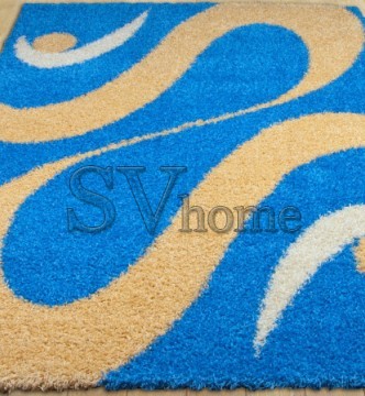 Високоворсний килим Shaggy 0731 blue - высокое качество по лучшей цене в Украине.