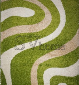 Високоворсный килим Shaggy 9109A Green-Optik Beyaz - высокое качество по лучшей цене в Украине.