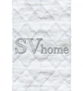 Высоковорсный ковер Softy 3D 2212A White - высокое качество по лучшей цене в Украине.