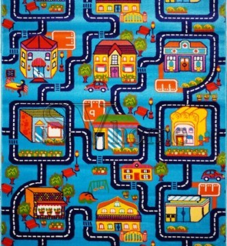 Дитячий килим Baby 6046 BLUE/D.BLUE - высокое качество по лучшей цене в Украине.