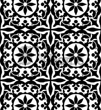 Іранський килим Black&White 1720 - высокое качество по лучшей цене в Украине.