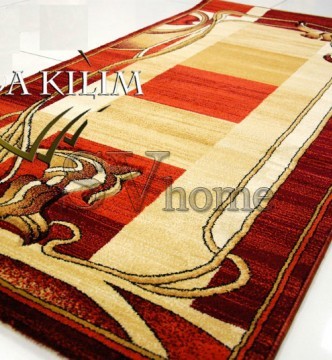 Синтетичний килим Exellent 0339A Burgundy - высокое качество по лучшей цене в Украине.