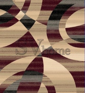 Синтетичний килим Faust 4332B burgundy - высокое качество по лучшей цене в Украине.