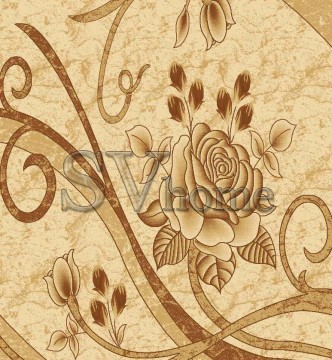 Синтетический ковер Festival 4572A ivory-l.beige - высокое качество по лучшей цене в Украине.