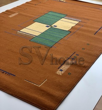 Синтетичний килим FRISE F0657A ORANGE - высокое качество по лучшей цене в Украине.