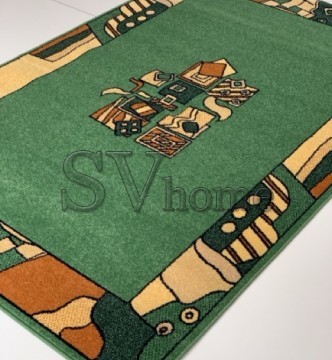 Синтетический ковер FRISE F3040A GREEN - высокое качество по лучшей цене в Украине.