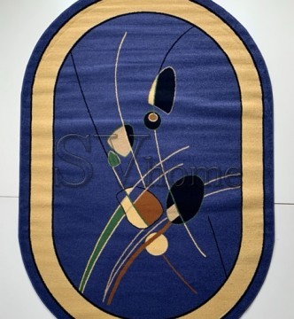 Синтетичний килим FRISE F3042A BLUE - высокое качество по лучшей цене в Украине.