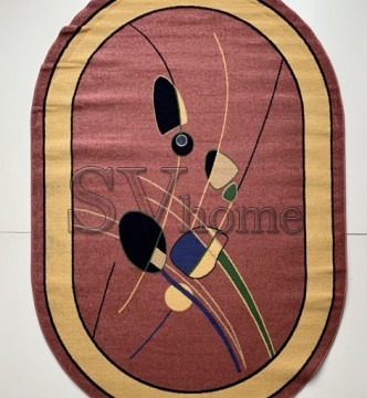 Синтетический ковер FRISE F3042A PINK - высокое качество по лучшей цене в Украине.