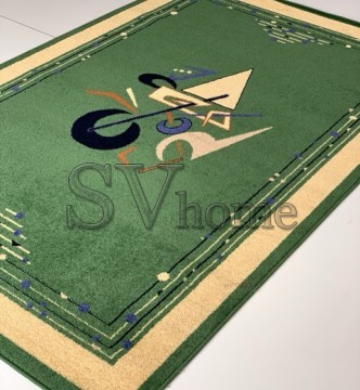 Синтетический ковер FRISE F3043A GREEN - высокое качество по лучшей цене в Украине.