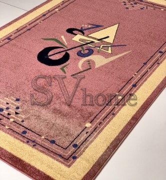 Синтетичний килим FRISE F3043A PINK - высокое качество по лучшей цене в Украине.