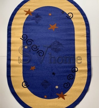 Синтетический ковер FRISE F3106A BLUE - высокое качество по лучшей цене в Украине.