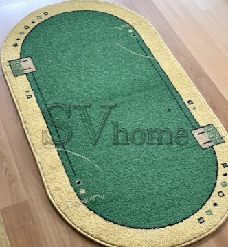 Синтетический ковер FRISE F3127A GREEN - высокое качество по лучшей цене в Украине.