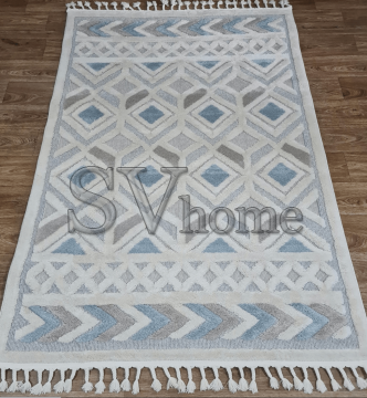 Синтетичний килим GABBANA FR27A L.BLUE - высокое качество по лучшей цене в Украине.