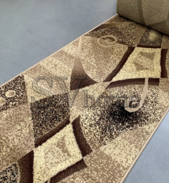 Синтетична килимова доріжка Silver  / Gold Rada 103-12 Shari beige - высокое качество по лучшей цене в Украине.