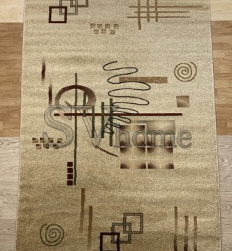 Синтетичний килим Heat-Set 0860A Cream - высокое качество по лучшей цене в Украине.