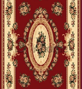 Синтетичний килим Heat-Set 6543A RED - высокое качество по лучшей цене в Украине.