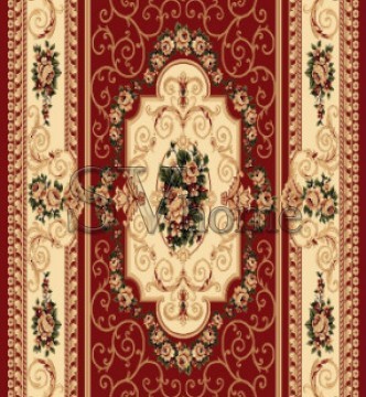Синтетичний килим Heat-Set 6544A RED - высокое качество по лучшей цене в Украине.