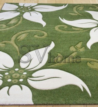 Синтетичний килим Legenda 0331 ромашка зелений - высокое качество по лучшей цене в Украине.