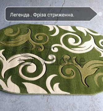 Синтетичний килим Legenda 0391 green - высокое качество по лучшей цене в Украине.