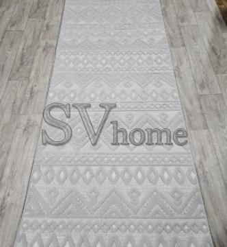 Безворсова килимова доріжка DOLCHE 4198A CREAM / L.GREY - высокое качество по лучшей цене в Украине.