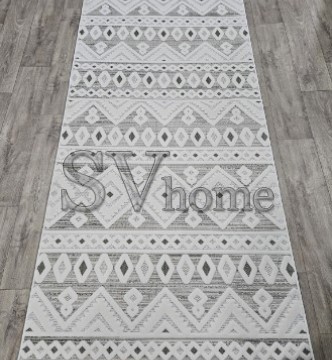 Безворсовая ковровая дорожка DOLCHE 4198A GREEN / CREAM - высокое качество по лучшей цене в Украине.