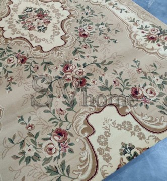 Синтетична килимова доріжка Selena / Lotos 570-100 beige - высокое качество по лучшей цене в Украине.