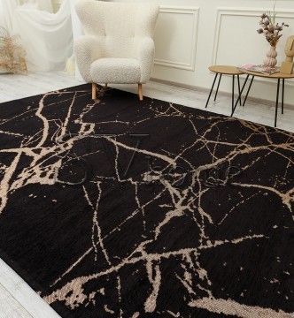 Синтетичний килим LOTUS 114284 black - высокое качество по лучшей цене в Украине.