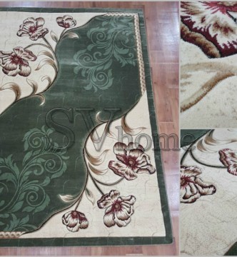 Синтетичний килим Virizka 8913B GREEN - высокое качество по лучшей цене в Украине.
